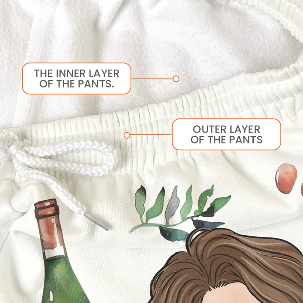 Corks Are For Quitters - Personalized Sweatpants - Image 3
