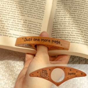 Just One More Page - Personalized Book Page Holder