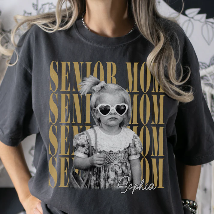 Vintage Photo And Year Senior - Personalized Shirt