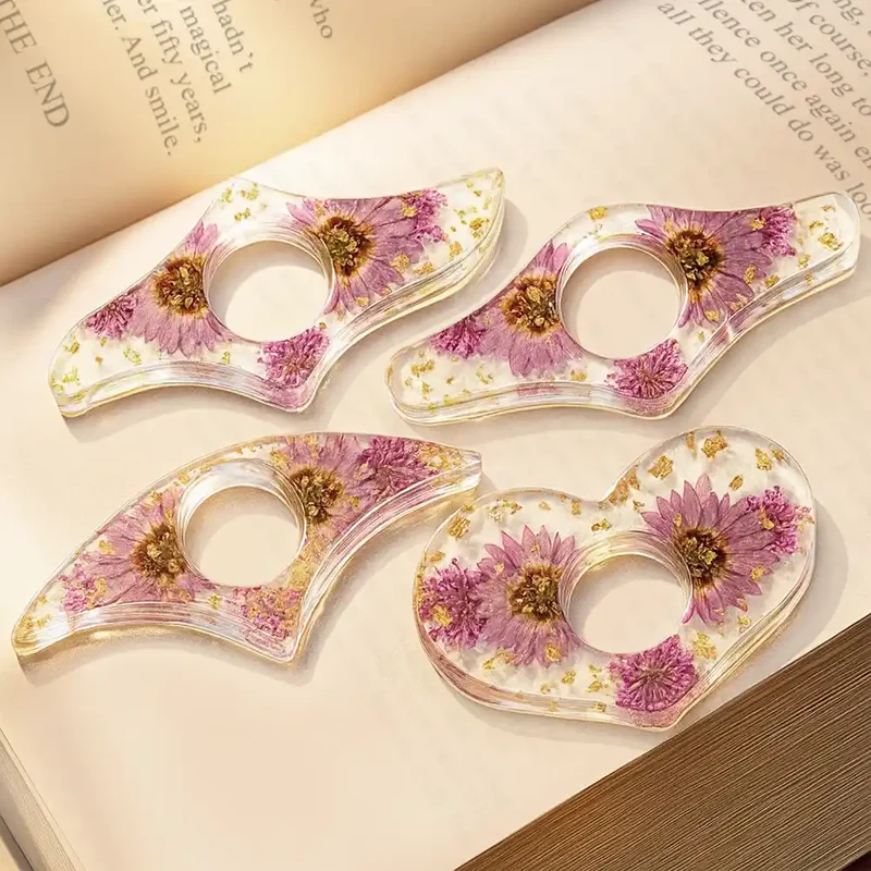 Spread Those Pages Like A Good Girl - Personalized Resin Flower Page Holder - Image 3