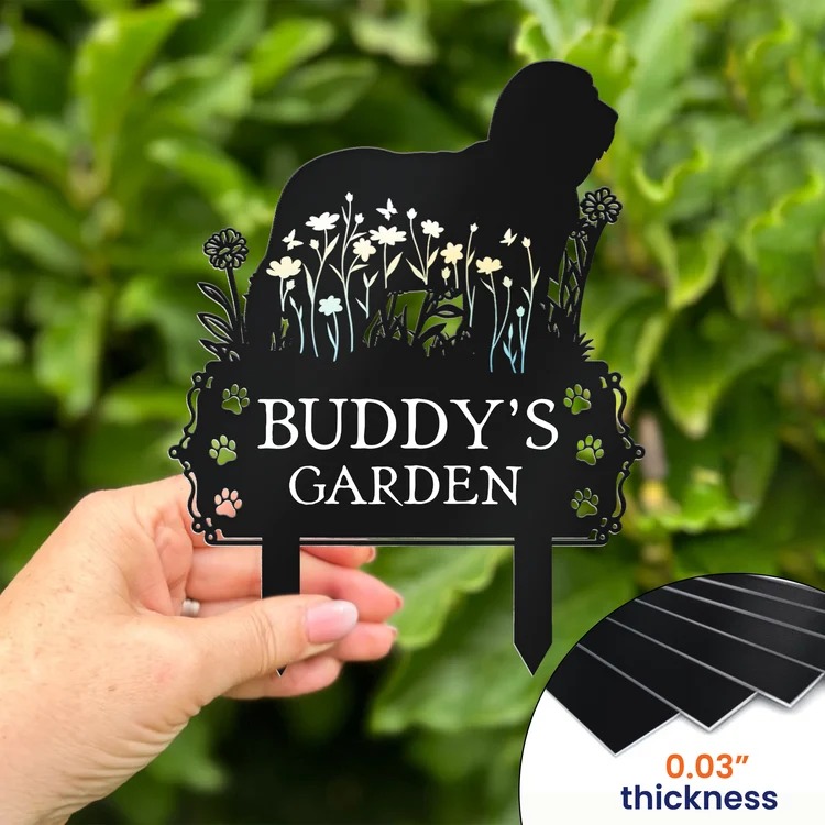 Pet Lover Gift Dog Garden Metal Stake - Personalized Garden Stake - Image 3