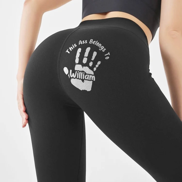 This Ass Is Taken - Naughty Gifts For Wife - Personalized Leggings - Gift For Wife - Image 4