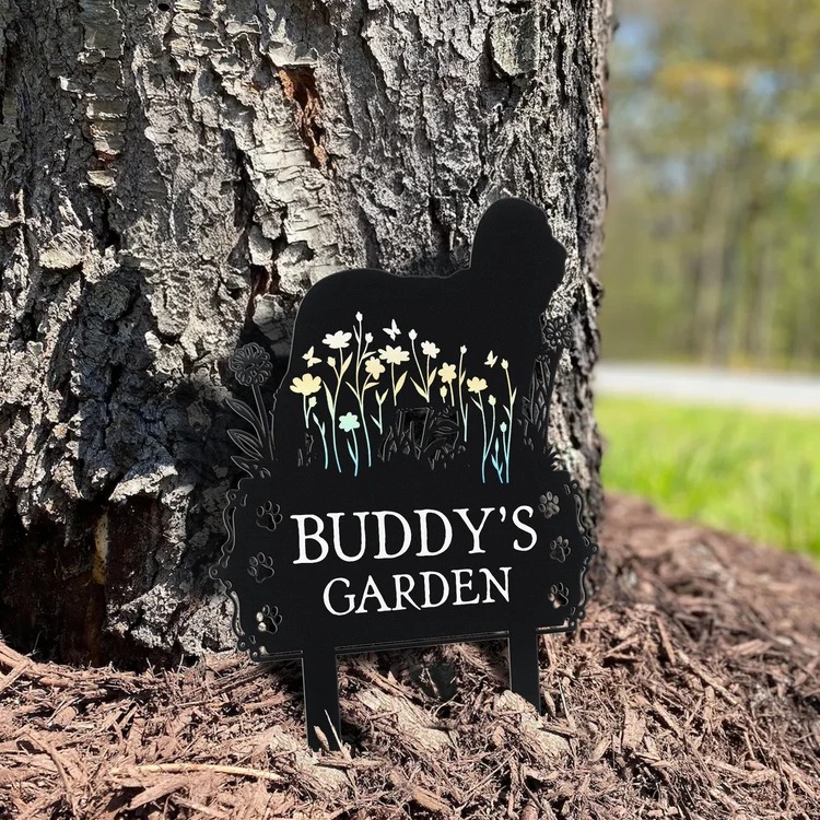Pet Lover Gift Dog Garden Metal Stake - Personalized Garden Stake - Image 4