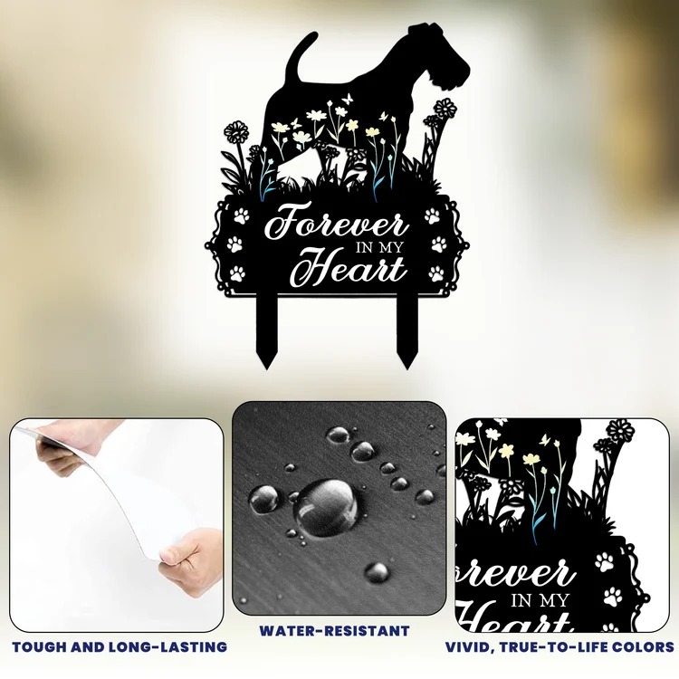 Pet Lover Gift Dog Garden Metal Stake - Personalized Garden Stake - Image 6