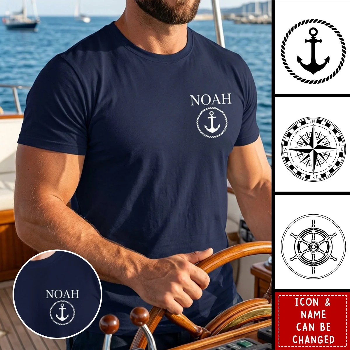 Custom Captain Boating Nautical - The Captain Is Always Right - Personalized Shirt - Image 2