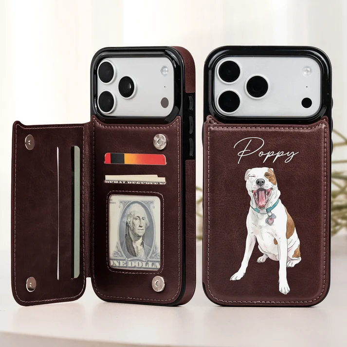 Custom Pet Portrait Watercolor Art - Personalized Phone Case - Image 2
