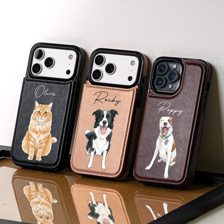 Custom Pet Portrait Watercolor Art - Personalized Phone Case - Image 6