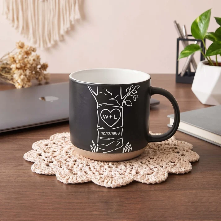 Custom Name & Date Anniversary Gifts For Couple New Version - Personalized Mug - Image 4