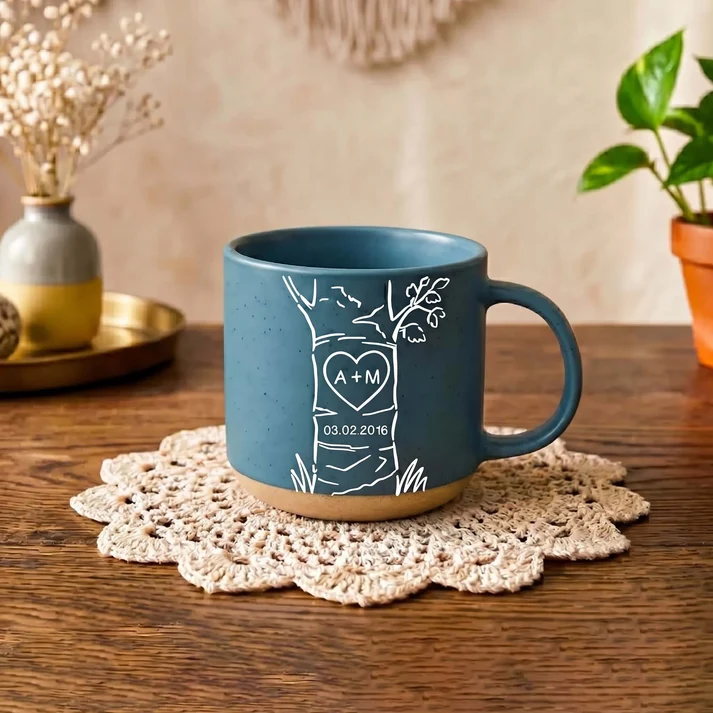 Custom Name & Date Anniversary Gifts For Couple New Version - Personalized Mug - Image 5