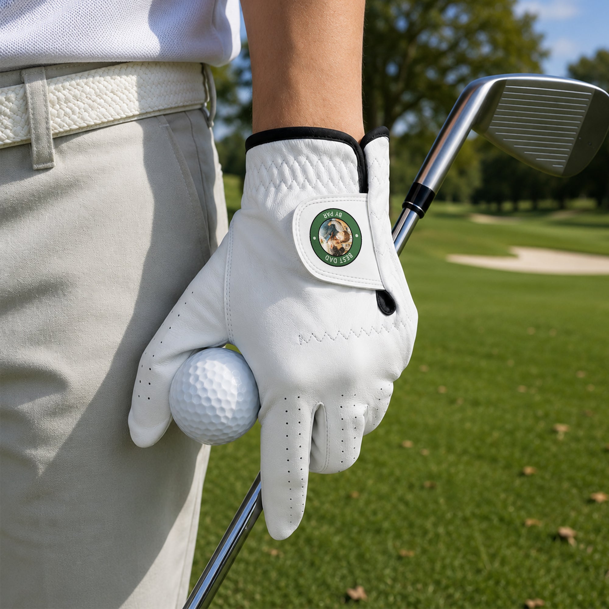 Father's Day Gift, I Love You To The Rough And Back - Personalized Golf Glove - Image 4