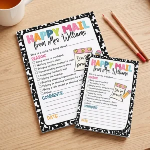 Teacher Happy Mail - Personalized Notepad