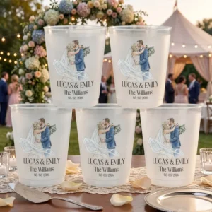 Wedding Decorations & Favors Custom Photo Party Cups - Personalized Cups
