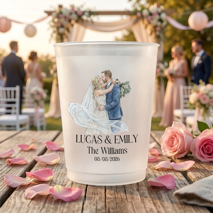 Wedding Decorations & Favors Custom Photo Party Cups - Personalized Cups - Image 5