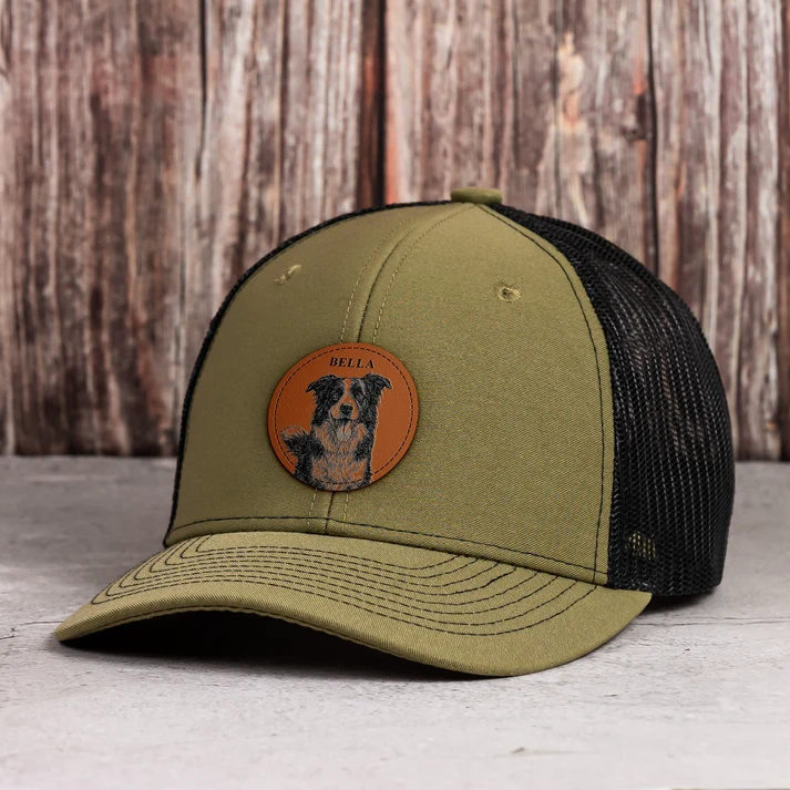 Custom Pet Portrait Sketch Line Art Gift For Pet Lovers - Personalized Cap - Image 4