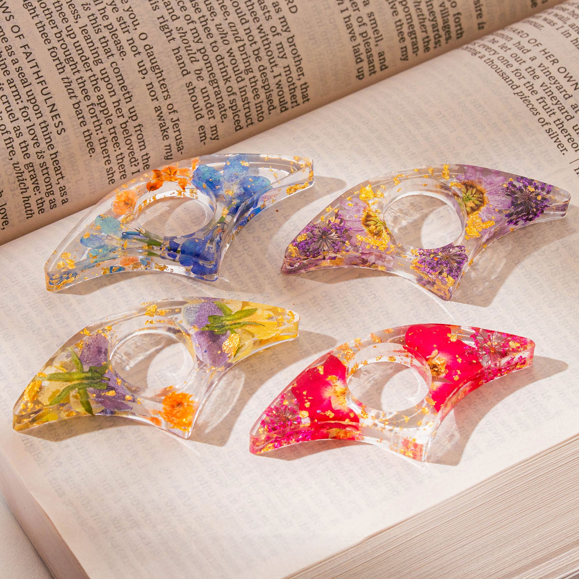 To Many More Chapters Together - Personalized Resin Book Page Holder - Image 4